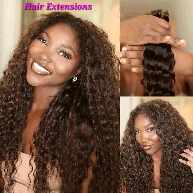 dark_brown_crochet_human_hair_water_wave_extensions
